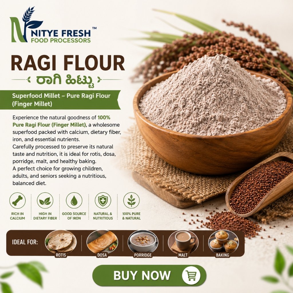 Pure Ragi Flour Finger Millet